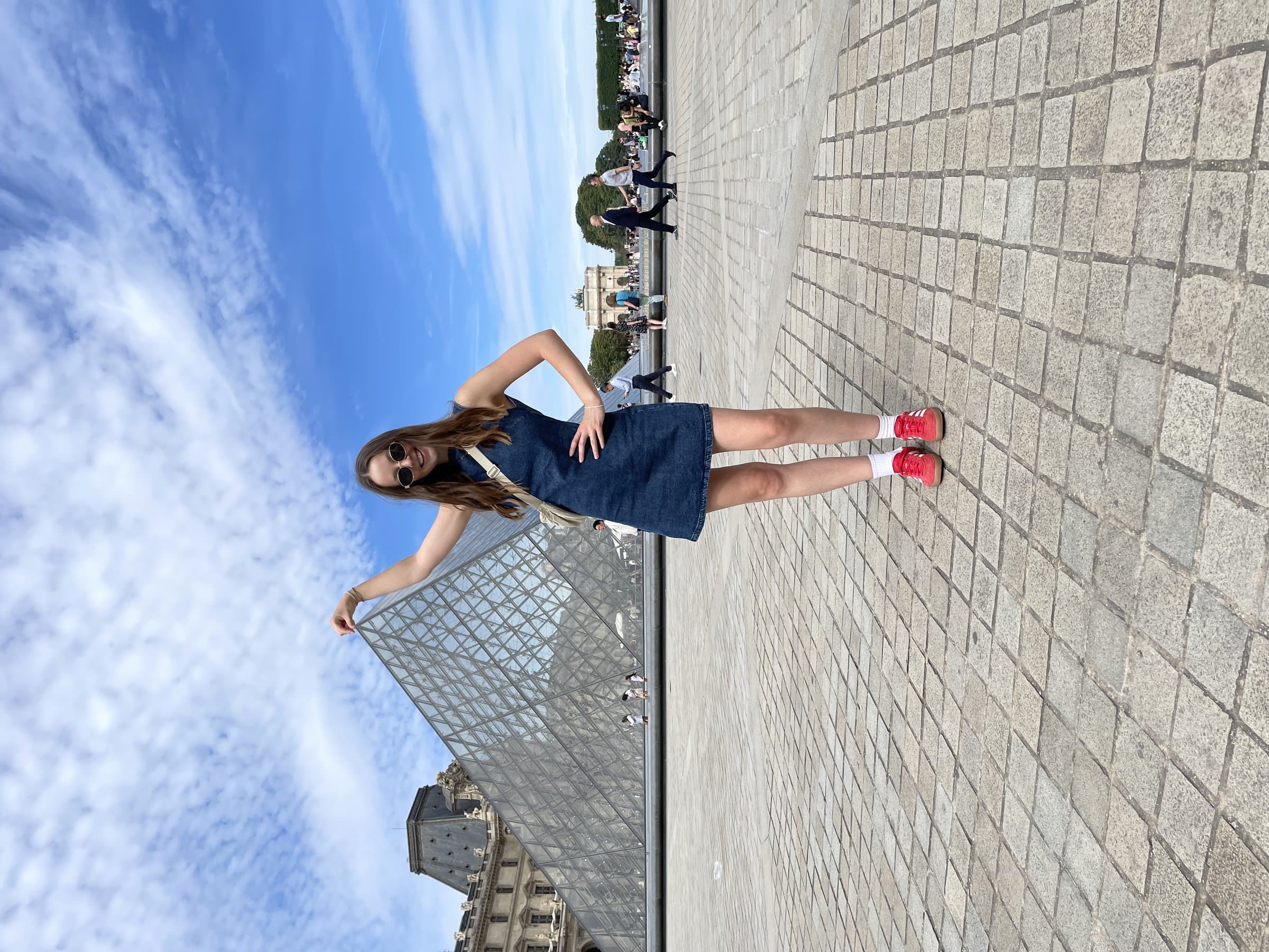 A candid travel moment