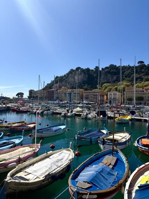 A scene from a trip to Nice, France